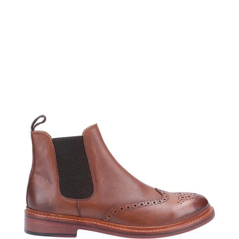 Cotswold Mens Siddington Commando Boot - Goodyear Welt, Chelsea Style, Brown Leather, Size UK 7 EU 41 - View #7