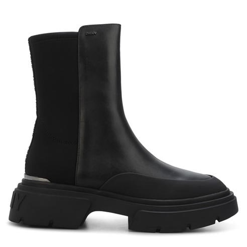 DKNY - Women's Fleming Winter Leather Ankle Boots
