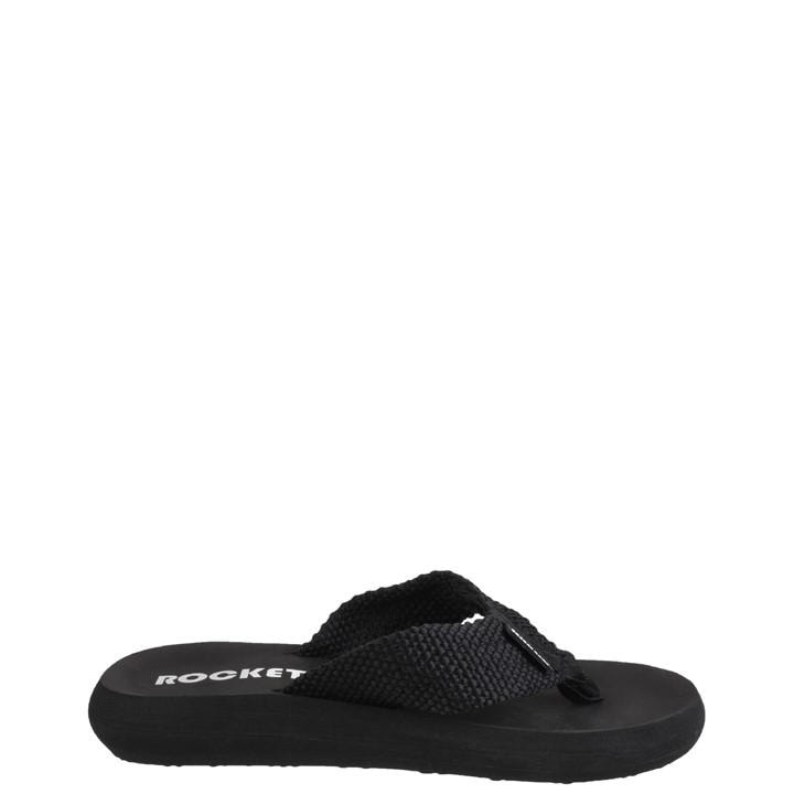 Rocket Dog Sunset Webbing Flip Flop In Black
