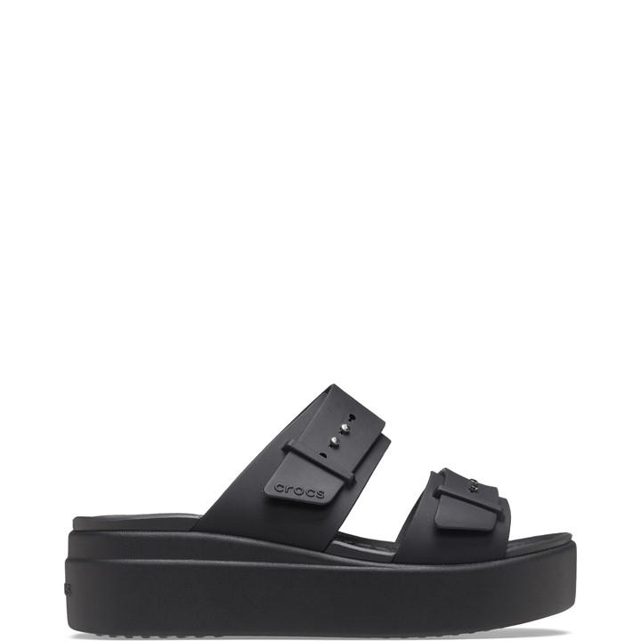 Crocs Brooklyn Womens Sandals Colour: Latte, Size: 6 In Black