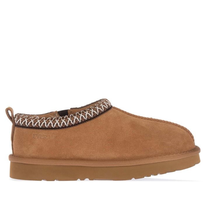 EVERAU WIGEON LEATHER SLIPPERS