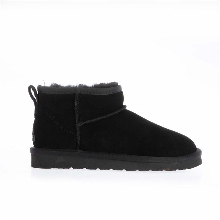 Everau Women's Black Finch Ultra Mini Classic Boots Size 4