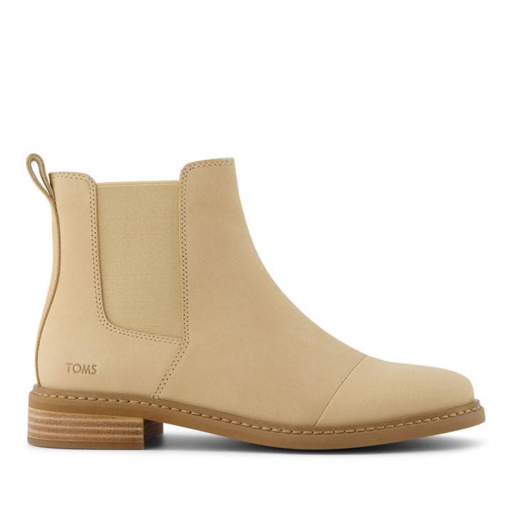 Toms Charlie Nubuck Boot In Sand