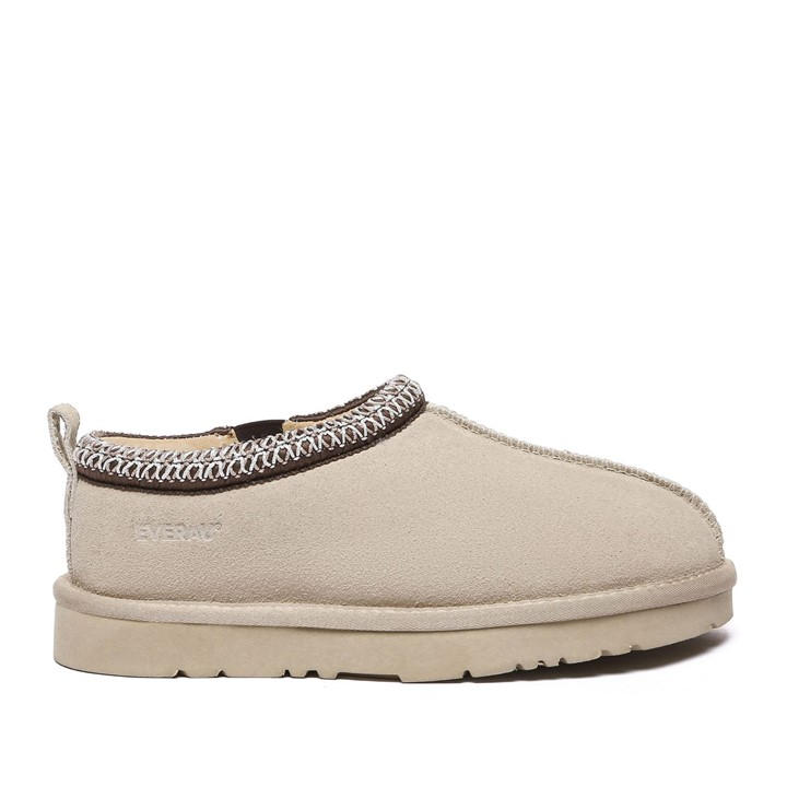 EVERAU WIGEON LEATHER SLIPPERS