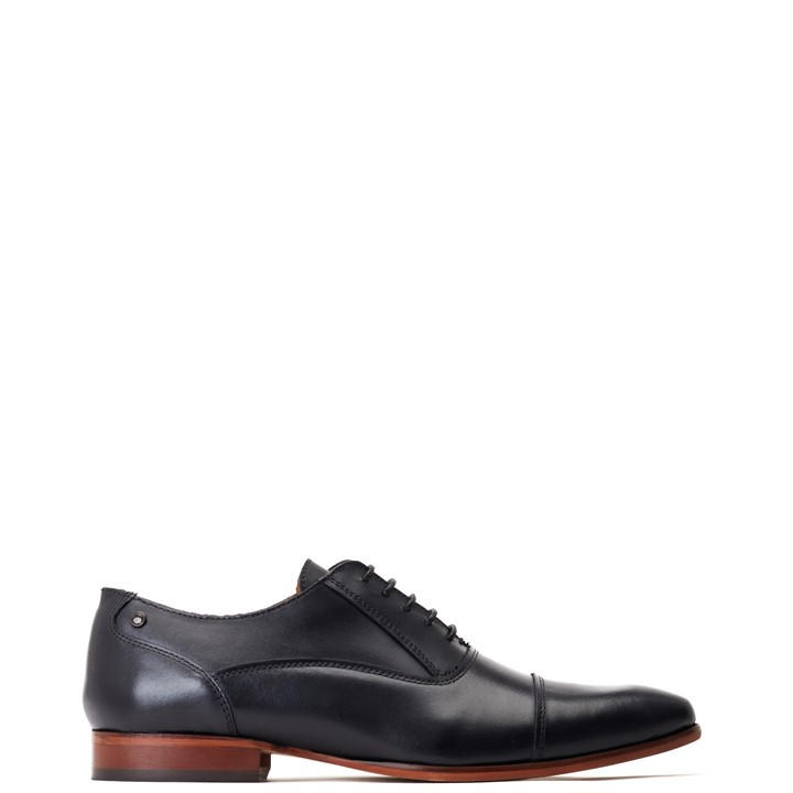 Base London Men's Black Angelo Derby - Size 9