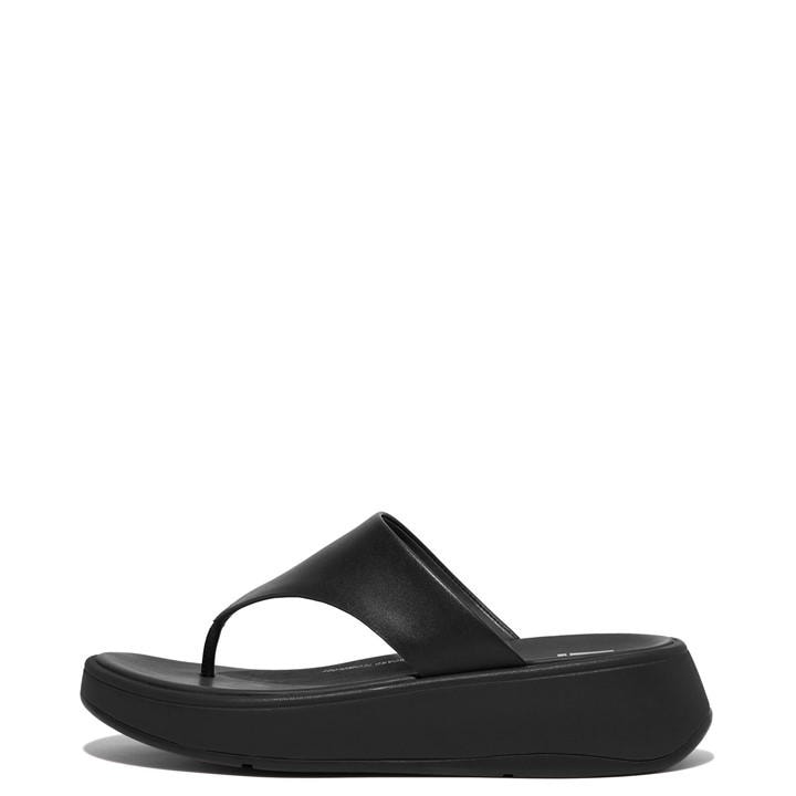 Fitflop F-mode Toe Post Sanda In Black