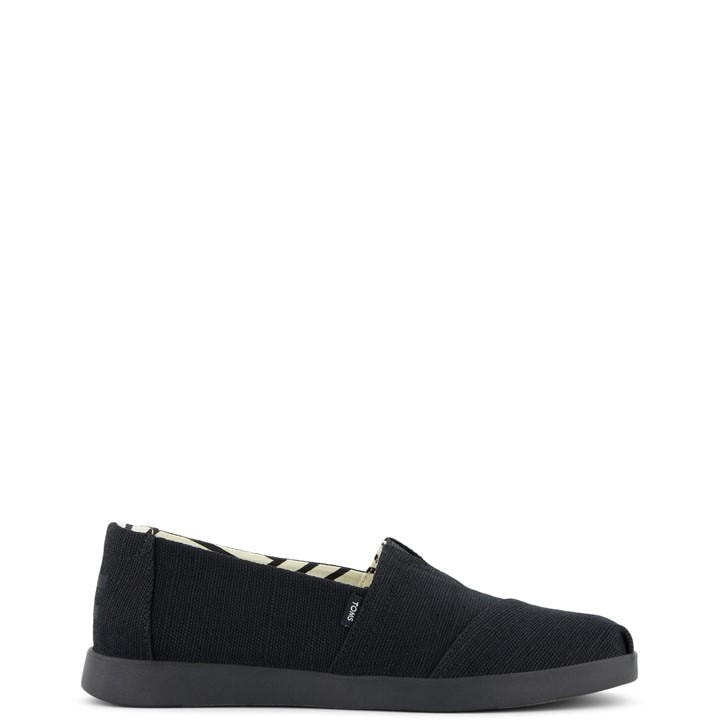 Toms Alpargata Plus Slip-on In Black