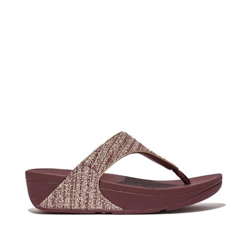 FitFlop - Lulu Shimmerweave Toe-Post Sandals