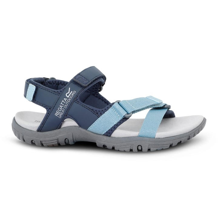 Regatta Women's Navy/Stone Blue Santa Clara Ii Sandals Size 8