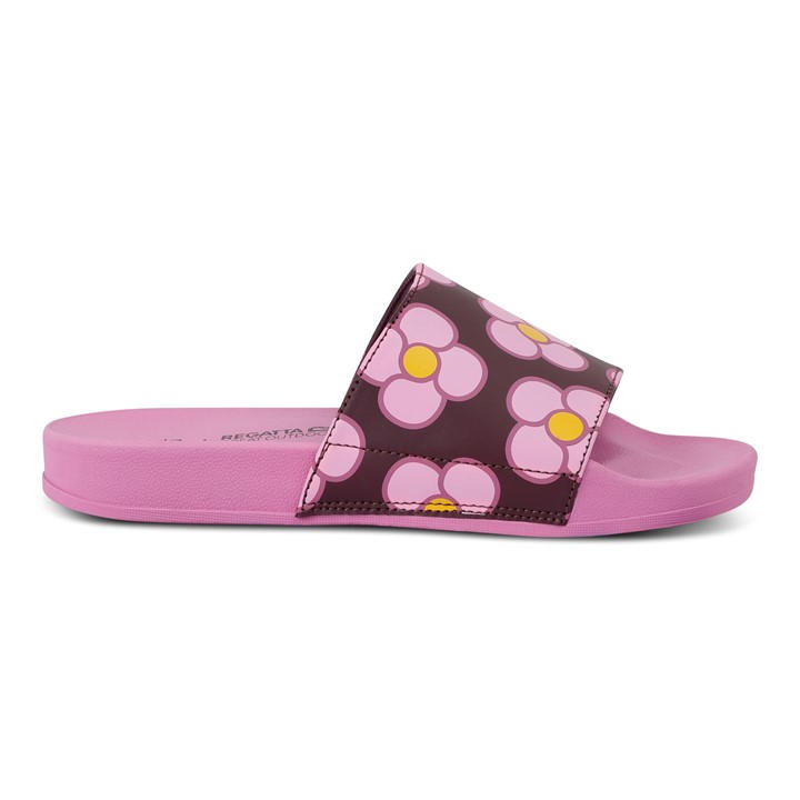 Regatta Women's Spinning Flower Morello Orla Kiely Slides Size 7