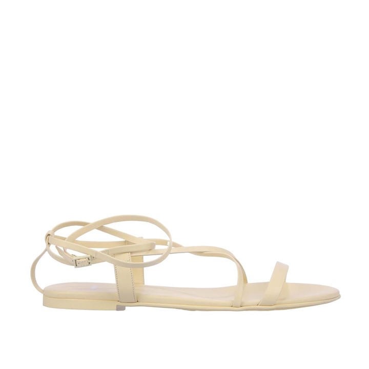 Yellow - Boss - Kristin Flat Sandals