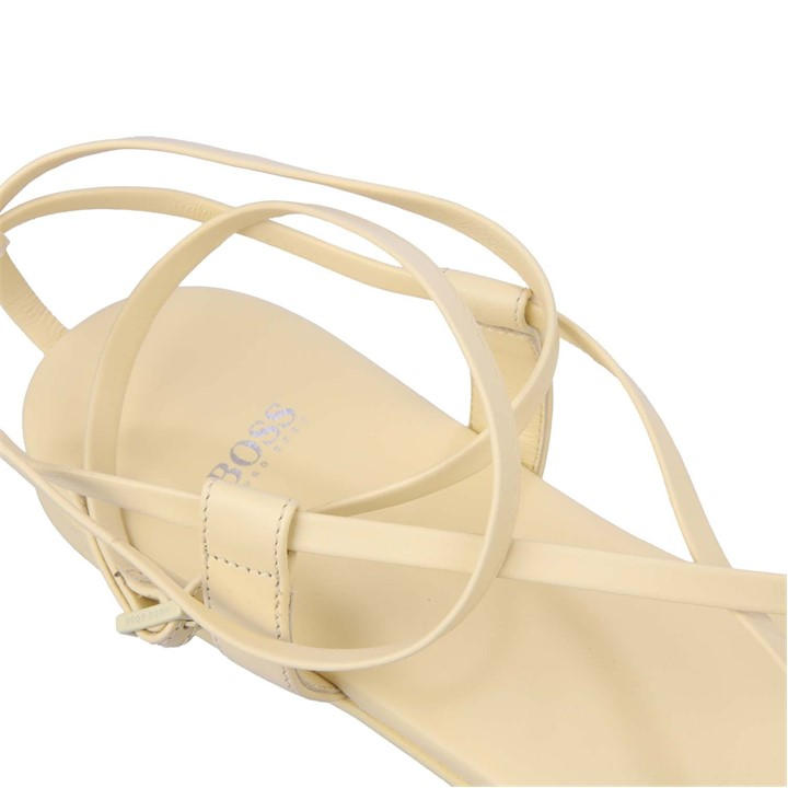 Yellow - Boss - Kristin Flat Sandals