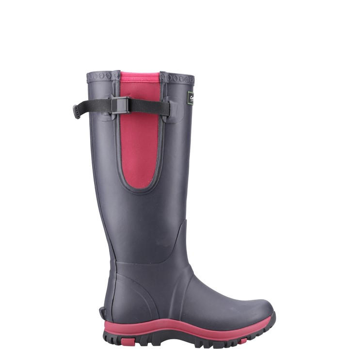 Cotswold Women's Blue Milton Adjustable Wellington Boot