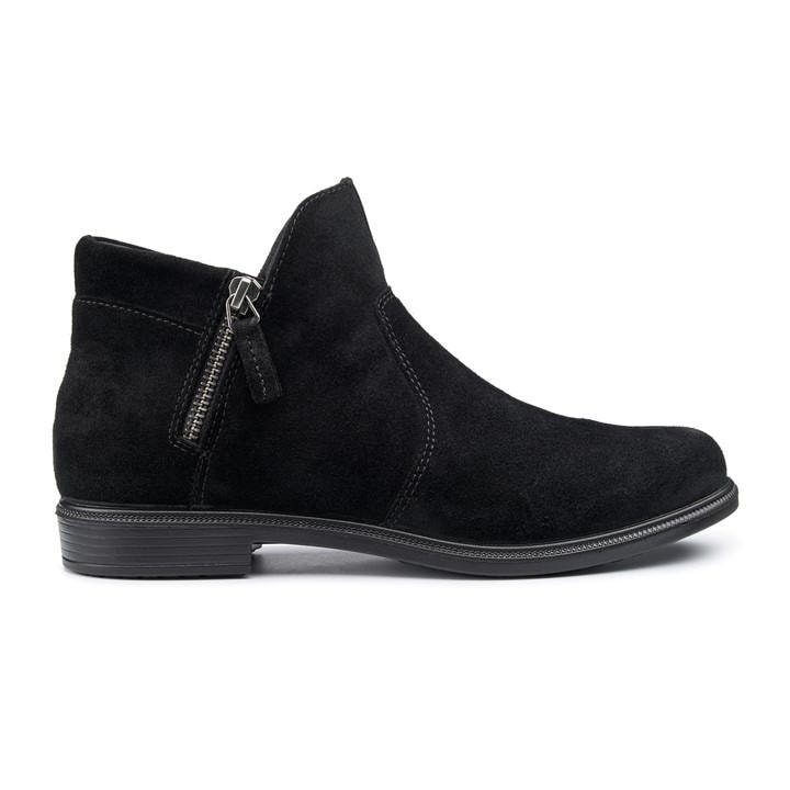Hotter Ludlow Ankle Boots Standard Fi In Black