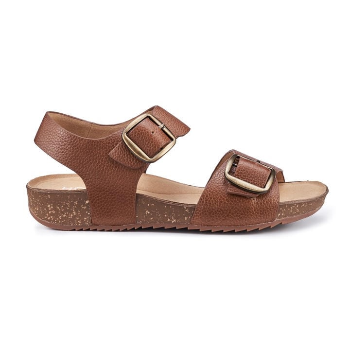 Hotter Tourist Ii Sandals Standard Fi In Brown