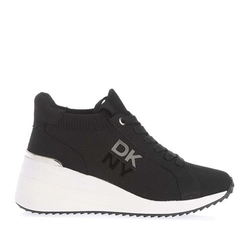 DKNY - Kasia Lace Up Wedge Trainers