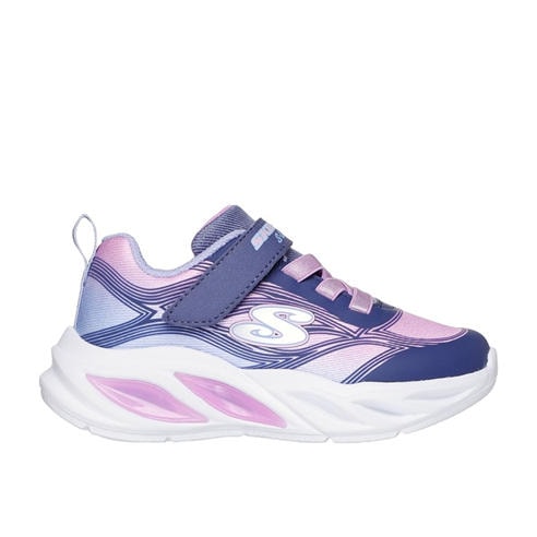 Skechers - Cosmic Glow Leather Light Up Trainers