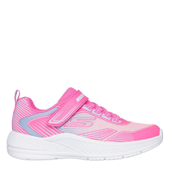 Skechers Girls Pink Microspec Runners Child C12