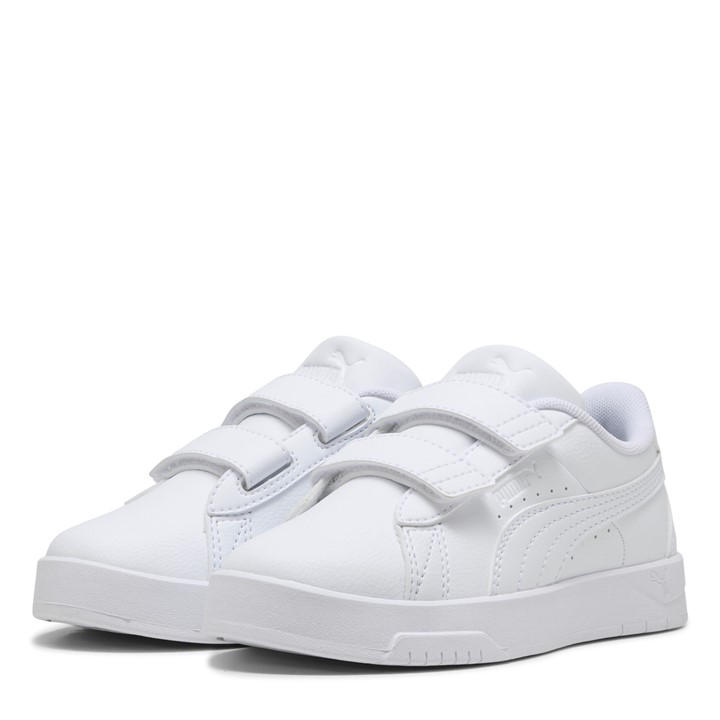 Puma Girls White Jada Court Trainers Child C11
