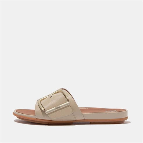 Fitflop - Gracie Maxi-Buckle Leather Sliders