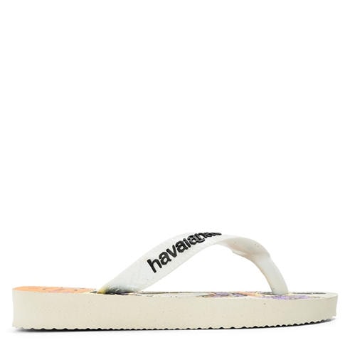 Havaianas - Unisex Kids' Top Holographic White Flip Flops