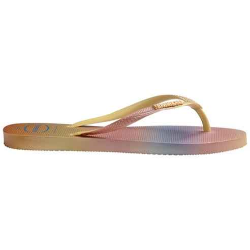 Havaianas - Unisex Kids Slim Gradient Sunset Yellow Flip Flops