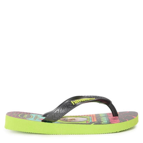 Havaianas - Unisex Kids' Holographic Lemon Green Flip Flops