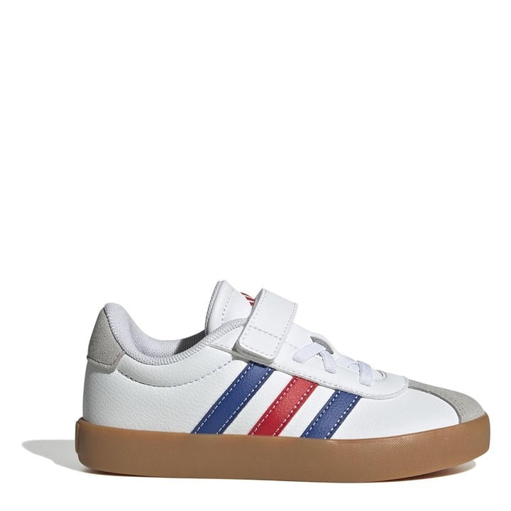 Adidas Boys White Vl Court 3.0 Shoes Child C10