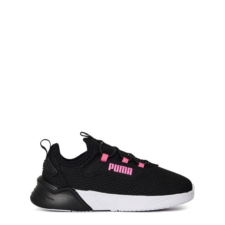 Puma Girls Black Retaliate 3 Ac Inf Runners C9