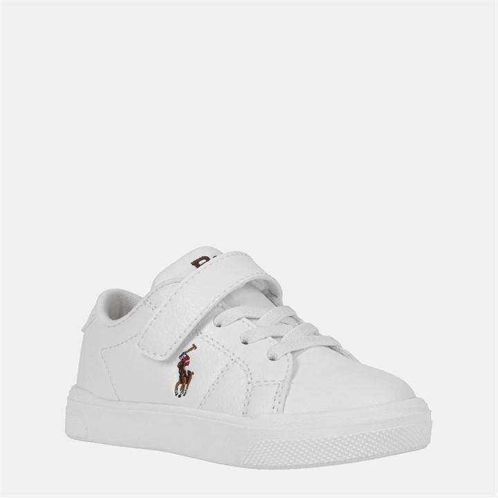 White/Navy - Polo Ralph Lauren - Kids' Sutton Low-Top Trainers