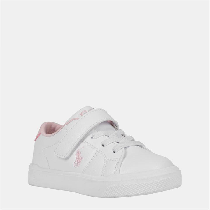 Polo Ralph Lauren Boys White Sutton Low Trainers Infants C7