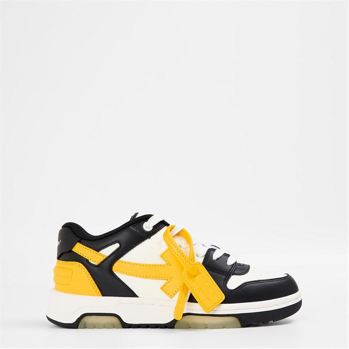 Black/Yellow - OFF WHITE - Kids Out Of Office Trainers