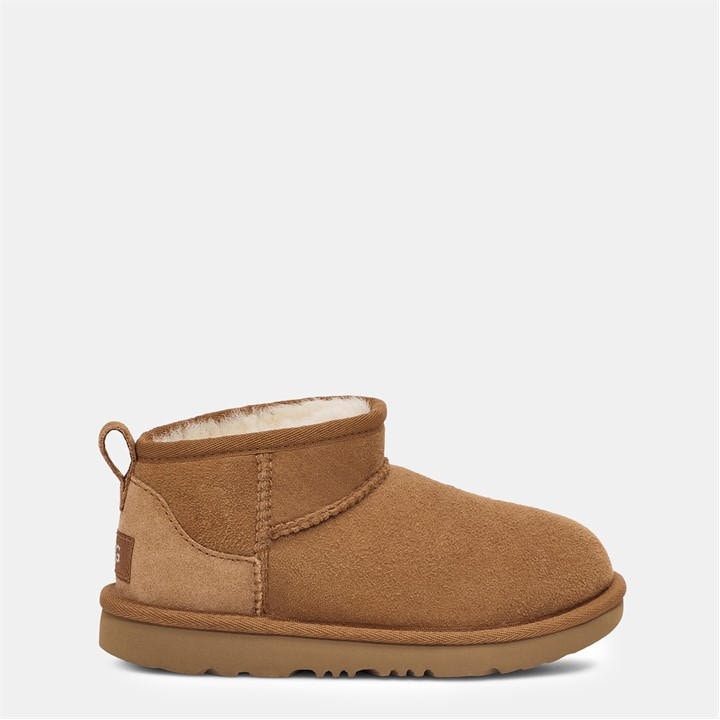 Ugg Unisex Kids Brown Classic Ultra Mini Kids C12