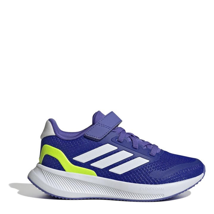 Adidas Boys Blue Runfalcon 5 El Childrens Trainers C10