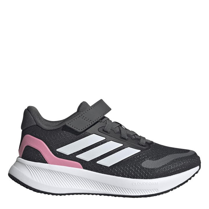 Adidas Girls Grey Runfalcon 5 Shoes Childrens C12