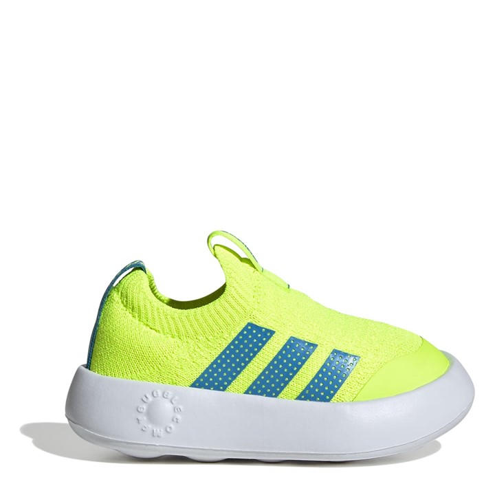 Adidas Boys Yellow Bubblecomfy Shoes Infants C6