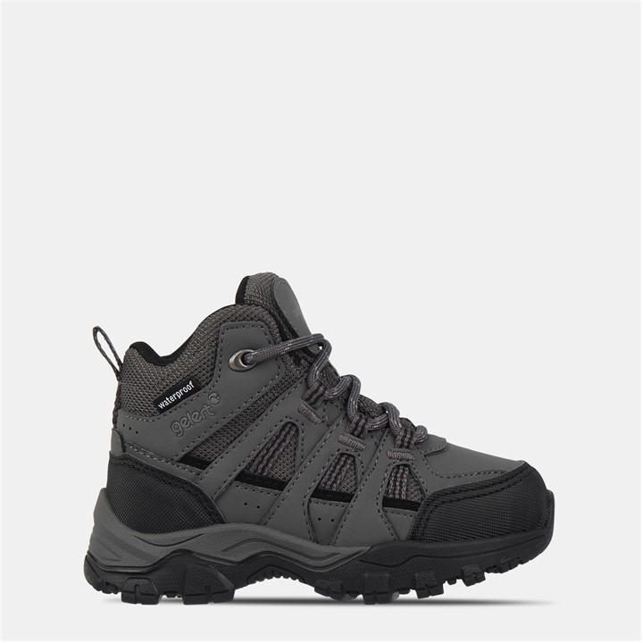 Gelert Boys Grey Horizon Mid Wp Infants Walking Boots C8