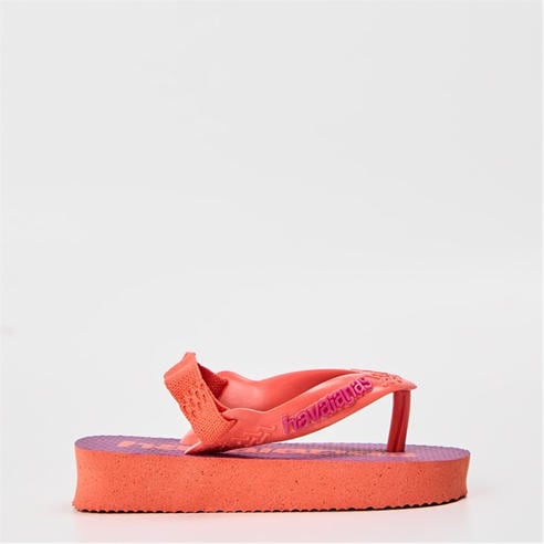 Havaianas - Unisex Kids Logomania Salmon Flip Flops
