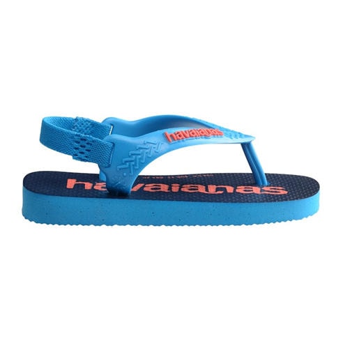Havaianas - Unisex Kids' Baby Logomania Turquoise Flip Flops