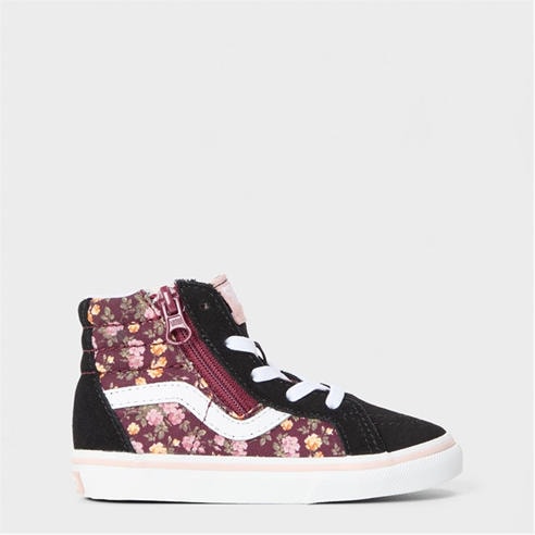 Vans - Unisex Kids' Side Zipped Canvas High-Top Trainers