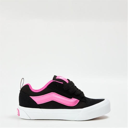 Vans - Unisex Kids' Knu Skool Leopard Pop Black/Multi Canvas Trainers