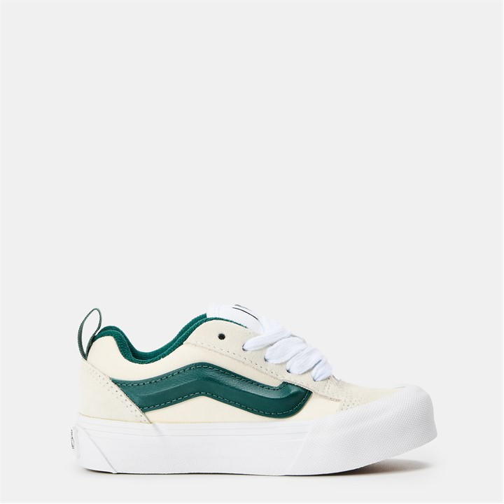 Vans Unisex Kids Green Knu Skool Retro Sport /Marshma Canvas Trainers C11.5