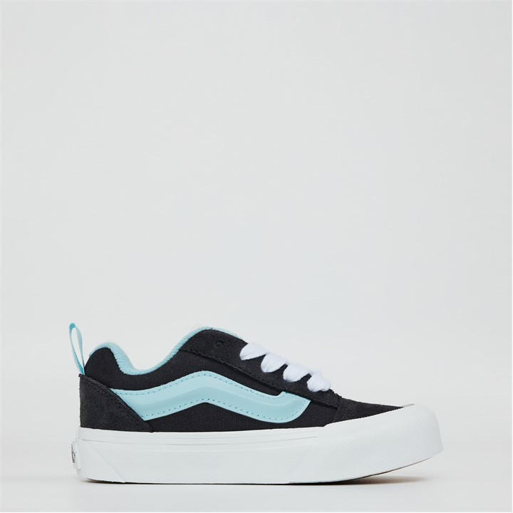 Vans Unisex Kids Blue Knu Skool Retro Sport Green/Marshma Canvas Trainers C11.5