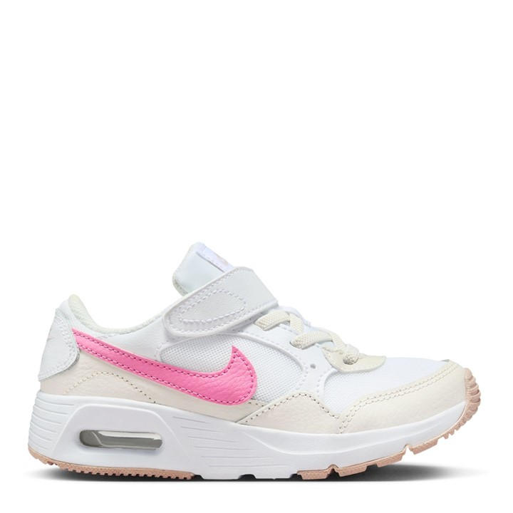 Nike Girls White Max Sc Trainers C12