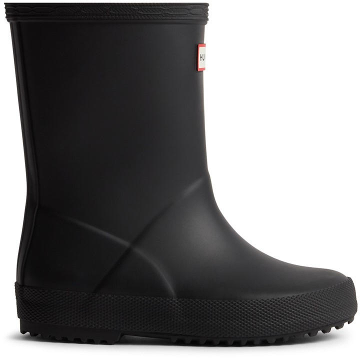 Hunter Boys Black First Wellington Boots Infants C12