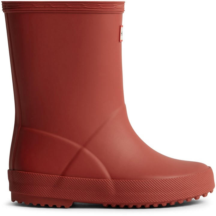 Hunter Boys Red First Wellington Boots Infants C10