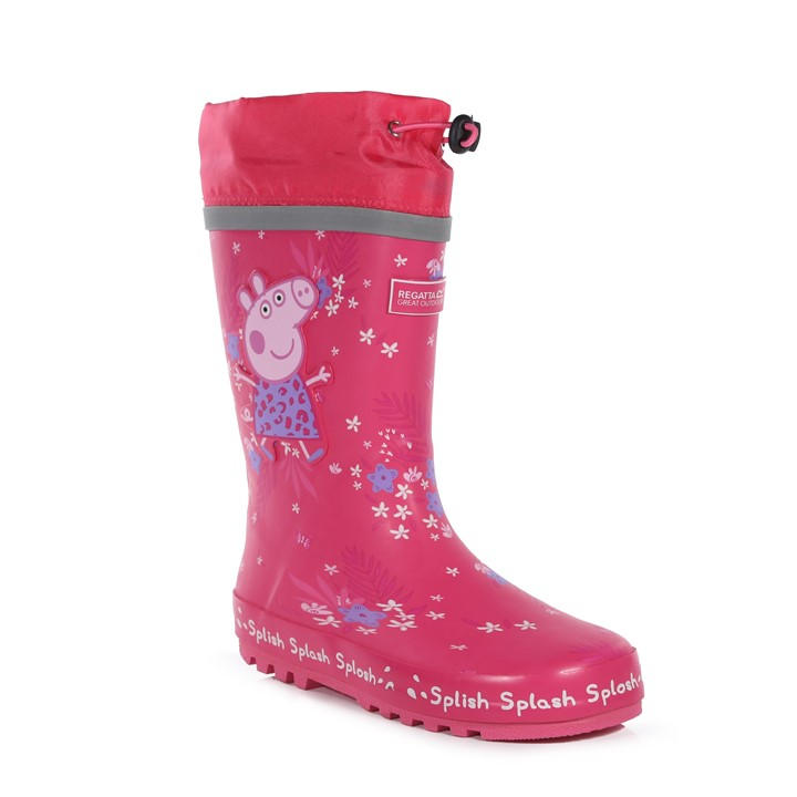 Regatta Unisex Kids Pink Splash Welly C11
