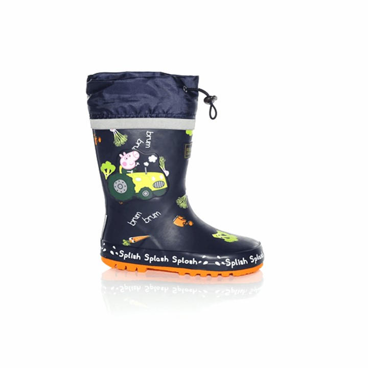 Regatta Unisex Kids Blue Splash Welly C12