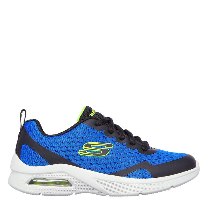 Skechers Boys Blue Microspec Max Junior Trainers Size 5