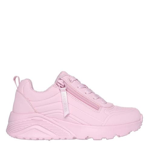 Skechers - Monochromatic Lace Up Sneaker W Qua Low-Top Trainers Girls